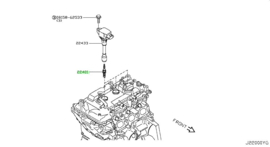 Spark plug Nissan 22401-1HC1B ( REA12WMB4 ) E12/ K13 Original.