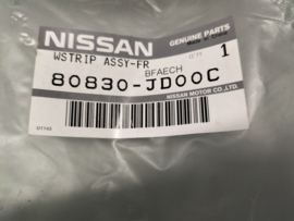 Weatherstrip Nissan 80830-JD00C Original