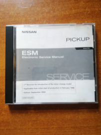 Electronic Service manual '' Model D22 series '' Nissan King Cab D22 '' SM4E00-1D22E0E Gebruikt.