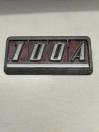 Emblem-rear *100A* Datsun Cherry E10 84823-M0905 Used part.