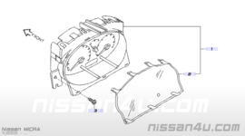 Kilometerteller/cockpit Nissan Micra K12 24810-AX863