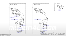 Luchtinlaatbuis Nissan Micra K11 16575-41B12