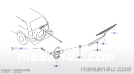 Afdichtrubber achterwisser Nissan Terrano2 R20 28716-0F000