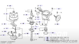 Stroomverdelerkap Nissan 22162-05M02