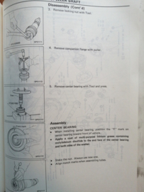 Service manual '' Model C32 series '' SM5E-0C32G1 Nissan Laurel C32 Gebruikt.