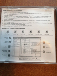 Electronic Service manual '' Model T30 series '' Nissan X-Trail T30 SM5E00-1T30E2E Used part.