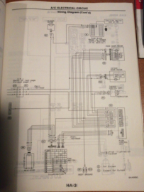 Service manual '' Model S13 series - 200SX '' Supplement I SM0E-S13SG0 Used part.