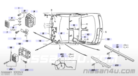 Kabelboom tellerklok Nissan 100NX B13 24018-71Y60 Gebruikt.