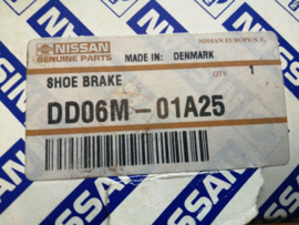 Shoe set-rear brake Nissan DD06M-01A25 B11/ N12