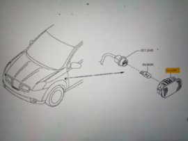 Zijknipperlicht Nissan 26160-8990A E11/ F15/ J10/ JJ10/ K12. M20M