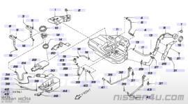 Tankvlotter Nissan Micra K11 25060-5F200 Origineel (25060-5F100)