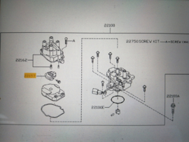 Rotor-head Nissan 22157-4B000 New.