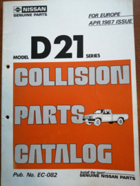 Collision parts catalog model D21 series Nissan King Cab D21 EC-082