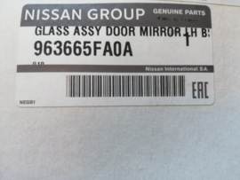 Spiegelglas links Nissan Micra K14 96366-5FA0A Origineel.