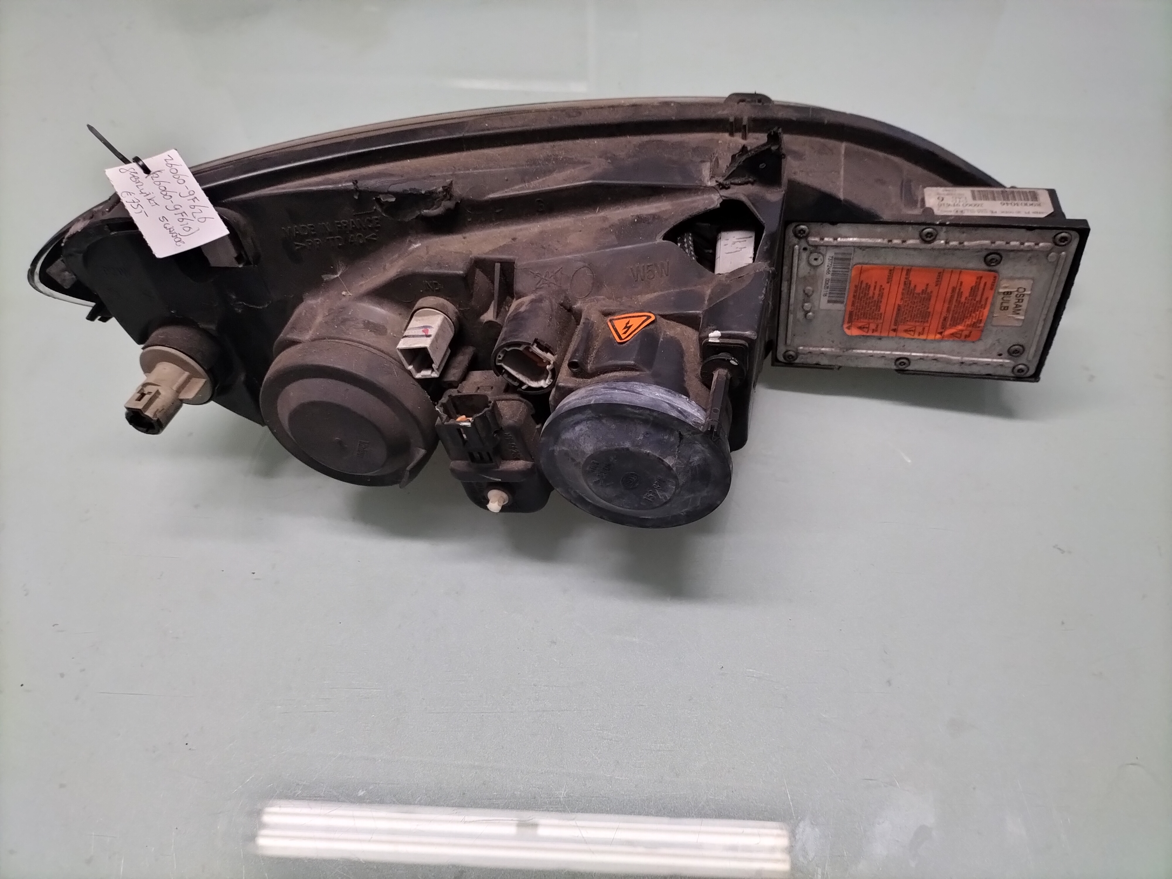 Headlight Left-hand Xenon Nissan Primera P11/WP11 facelift 26060-9F611 (26060-9F610) Used part damage