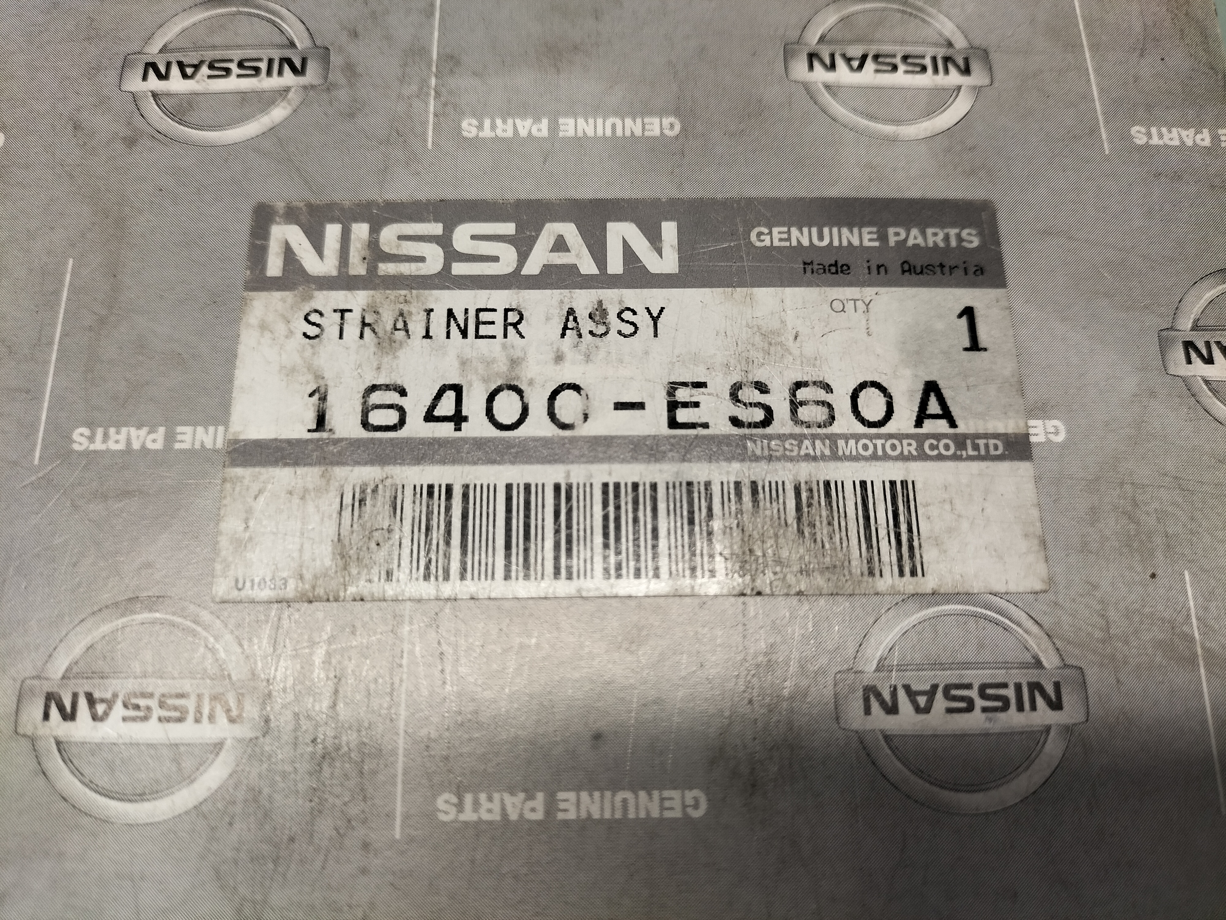Fuel-filter Nissan 16400-ES60A F24/ T30/ Y61 Original