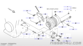 Stopper-alternator nut SR20DE Nissan 11719-53J11 N15/ P10/ P11/ WP11 Used part.
