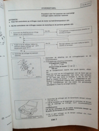 Werkplaatshandboek '' Model T12 & U11 '' Supplement SM6D-T1U1G0 Nissan Bluebird Gebruikt.