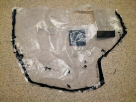 Screen-sealing, front left-hand Nissan Micra K14 80861-5FA1A Used part.