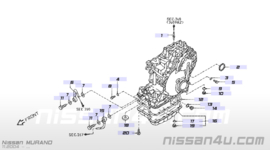 Oil seal MCVT Nissan 38342-81X00 CA33/ T30/ Z50 Original.