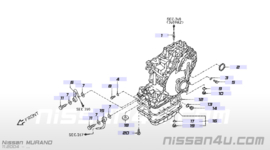 Oliekeerring automaatbak Nissan 38342-81X00 CA33/ T30/ Z50 Origineel.