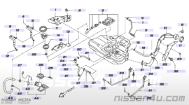 Brandstofslang Nissan Micra K11 17556-41B00