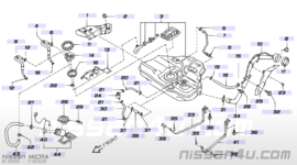 Slangaansluiting benzinetank Nissan Micra K11 17278-4F100