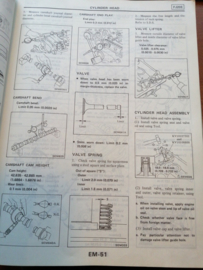 Service manual '' model S12 series'' Nissan Silvia S12 SM4E-0S12G0 Gebruikt.