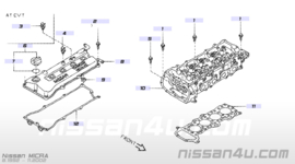 Keerring kleppendeksel Nissan 13276-4F10A Origineel.