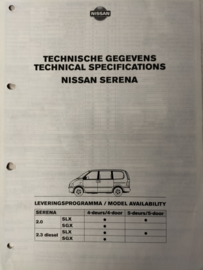 Brochure Nissan Serena C23 1995 20250319