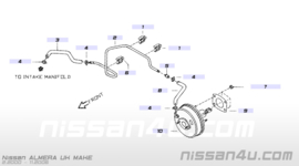 Hose-booster Nissan Almera N16 47471-5M400