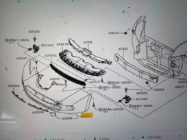 Fascia-front bumper Nissan Leaf ZE0 62022-3NL0H (CAP) Damage