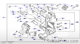 Kachelradiateur Nissan 27140-61J15 B13/ N14/ W10/ Y10 Gebruikt.