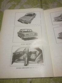 Service bulletin Nissan Datsun volume 105 Datsun 130-series