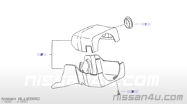 Stuurkolomafdekkap Nissan Bluebird T72 48470-Q9501 Gebruikt.