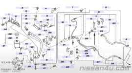 Stuurolieslang Nissan Almera N15 GTI 49717-1N600