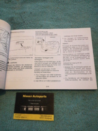 Instructieboekje '' Nissan Primera P11 '' OM9G-0P11E0E