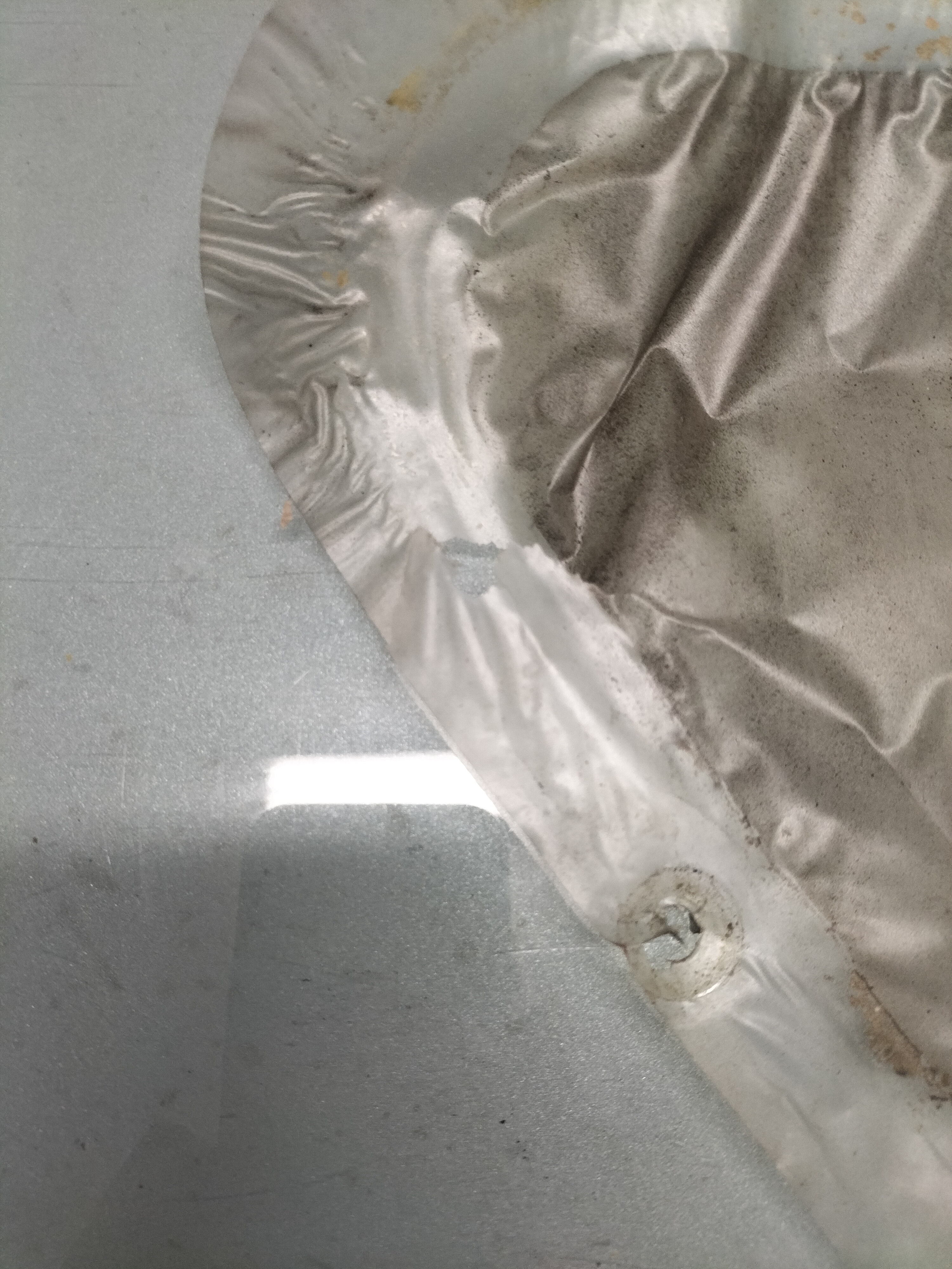 Cover-door seal rear Datsun Cherry E10 82880-M0200 4-doors sedan. Used part, little damage.