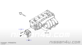 Gasklephuis QG16DE / QG18DE Nissan 16119-AU00C N16/ P12/ V10 Gebruikt.
