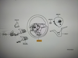 Stuurwiel Nissan Micra K14 48430-5FA1A Gebruikt.
