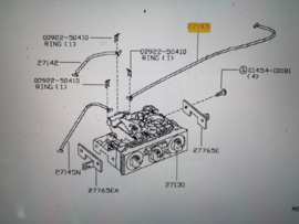 Cable-control, air intake door Nissan Cabstar F24 27541-MB4MB (5001873166) Original.