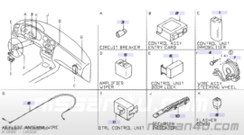 Control unit deurvergrendeling Nissan Primera P11/ WP11 28450-2F907