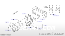 Manifold exhaust GA16DE Nissan 14002-73C01 B13/ N14/ W10/ Y10 Used part.