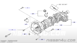 Versnellingsbak Nissan Terrano2 R20 32000-GK370 (FS5R30A + TX10) Gebruikt.