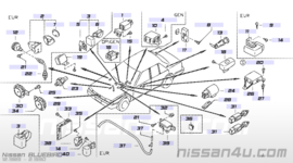 Remlichtschakelaar/sensor Nissan Bluebird T12/T72 28425-D3601
