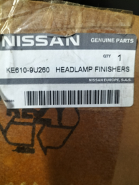 Afdekkappenset Koplamp Nissan Note E11 KE610-9U260 Origineel.