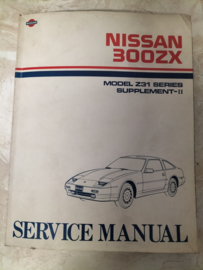 Service manual ''Model Z31 series Supplement-II'' SM7E-Z31SG0 Nissan 300ZX Z31 Facelift. Used part.