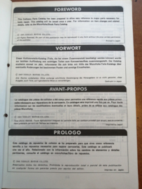 Collision parts catalog model J30 series februari 1989 EC-101-EL