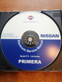 Electronic Service manual '' Model P11 series '' Nissan Primera P11 - 144 series SM0A00-1P11E0E Gebruikt.