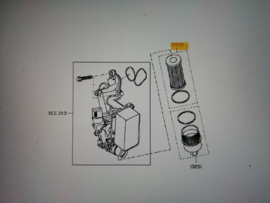 Motoroliefilter M9R Nissan A5209-00Q0A-VA J10/ T31/ X70/ X83 Origineel.